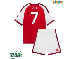 Arsenal Bukayo Saka #7 Replik Heimtrikot Kinder 2026-27 Kurzarm (+ Kurze Hosen)